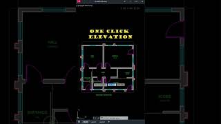 AutoCAD Elevation in ONE CLICK 🔥 | Powerful LISP Automation
