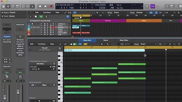 Making a R&B Trap Beat "It Raining"    - [Logic Pro X - Free Drumkit]