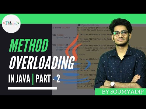 #3.9 Method Overloading in Java | Coding | Part 2 | Println