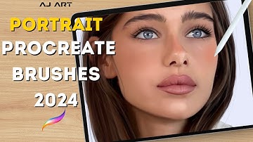 Best Brushes for Procreate Beginners! FREE Portrait Brushes! (2024) 🎨🖌