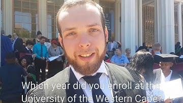 UWC December Graduation 2017: Meet Jacob