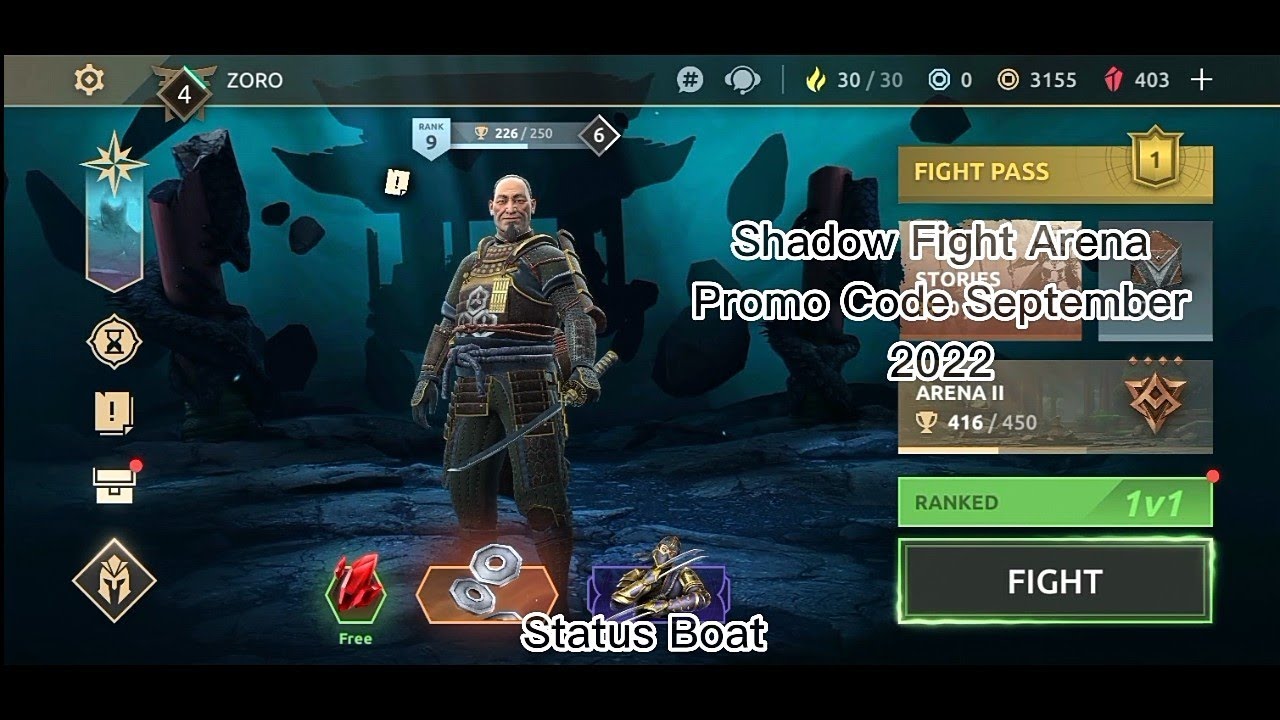 Shadow Fight Arena PVP Code Unused - wide 5