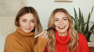 ALLANA DAVISON DOES MY MAKEUP | soft holiday glam makeup
