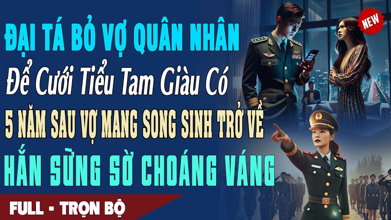 ❤️ Truyện Ngôn Tình ĐẠI TÁ BỎ VỢ QUÂN NHÂN CƯỚI BỒ GIÀU CÓ 5N Vợ Mang Song Sinh Về Hắn Choáng Váng