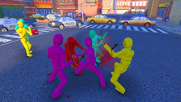 MAKING NPC FIGHT IN TEAMS | Smart AI & Active RAGDOLL Physics ! ! - OVERGROTH