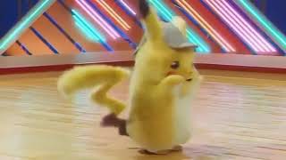 Detective Pikachu dancing