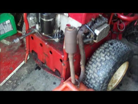 A great day with the snapper rear engine 33inch project she has a good