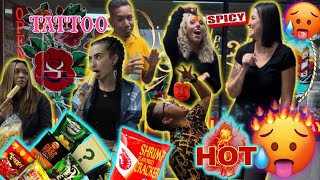 Pineapple Ink Tattoo | Asian Snack & Hot Spicy Pepper Challenge