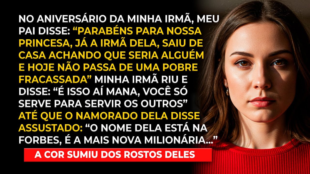 Meu pai gritou na festa da minha irmã: Pobre inútil - até o namorado dela revelar meu nome na Forbes