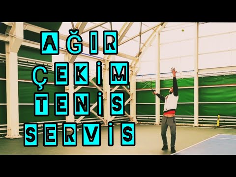 Ağır Çekim Tenis Servis ( Slow Motion Tennis Service )