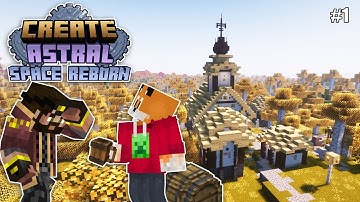 I started a NEW ADVENTURE in Minecraft Create: Astral | Episode 1
