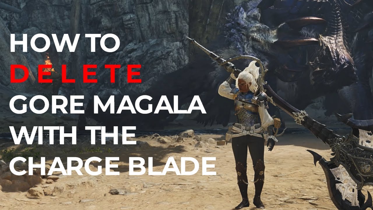 MHWilds: How to D E L E T E Gore Magala with Charge Blade + Speedrun [No Boulders] (EN/PT-BR)