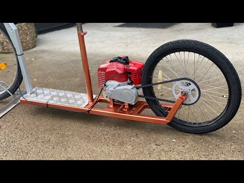 Build an Motorized Scooter 40km /h at Home