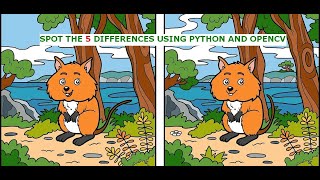 Spot differences in images using Python an...