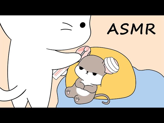 treating an angry injured mouse | ASMR animation