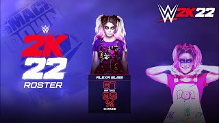 WWE 2K22 - Full Women's Roster (40+ Superstars) | Roster Predictions