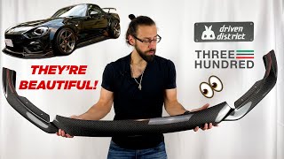 Three Hundred Abarth Wide Body Kit, Carbon Fiber Front Lip, Side Skirts & More! 124 Spider & 500