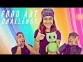 FOOD ART CHALLENGE WITH BROTHER & SISTER | Rimorav Vlogs