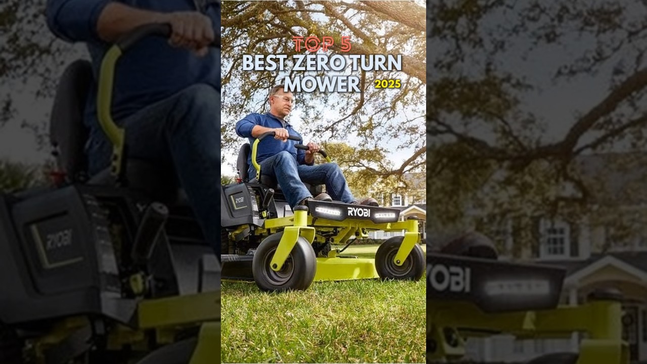 Best Zero Turn Mower 2025 ⚡ TOP5 