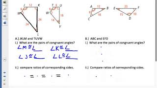 Geometry 7 2 Day 1 Class Notes Video