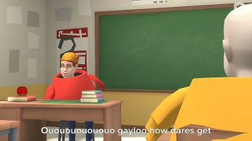 Plotagon Laziness Episode 12: Gayloo get black card at behaviour card day