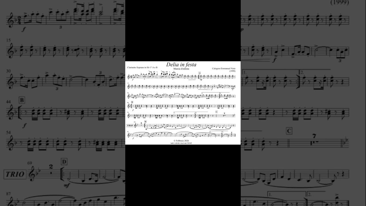 Delia in festa - Calogero Emmanuel Noto (Marcia d'entrata)