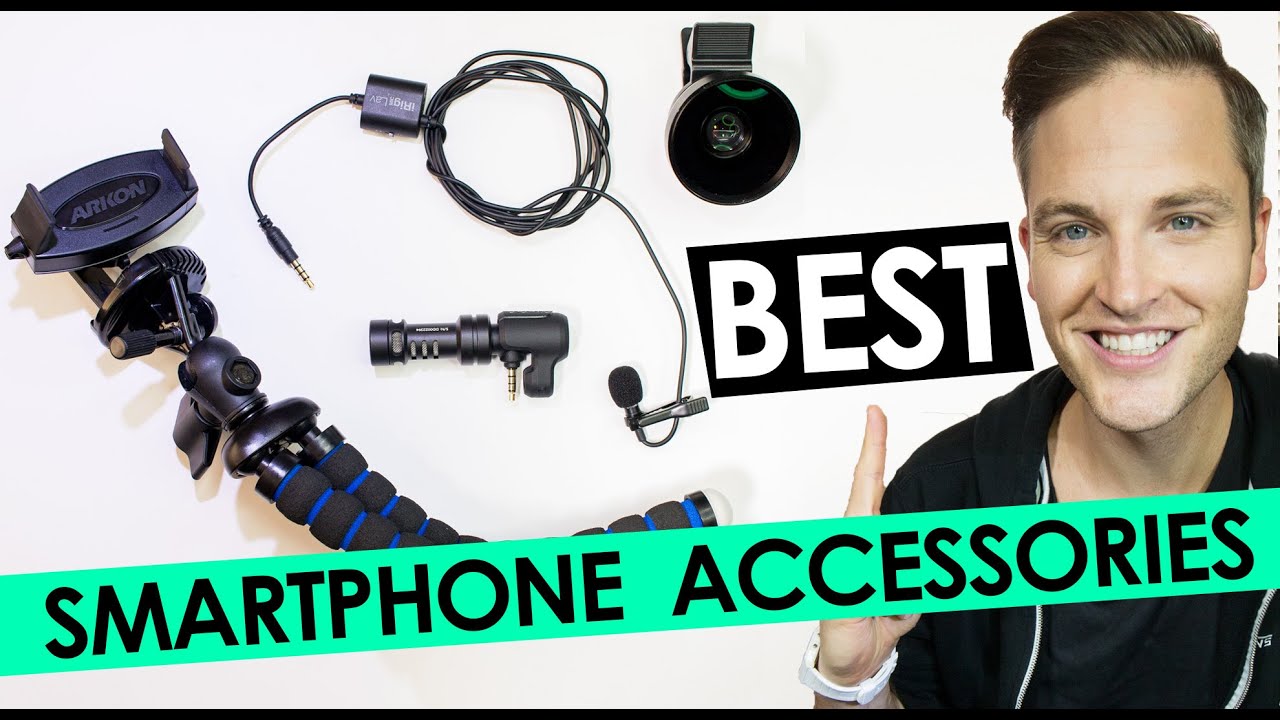 Best Smartphone Accessories — Best Camera Lens, Microphone and Tripod for Mobile Phones youtube equipment needed