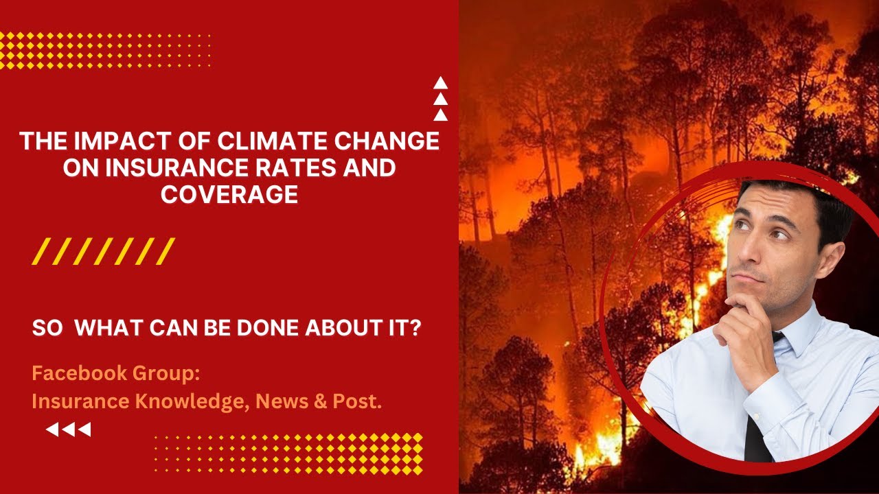 The impact of climate change on insurance rates and coverage - YouTube