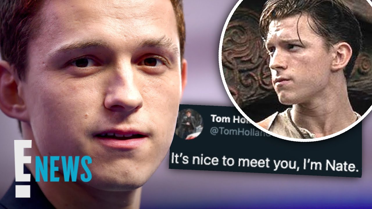 Uncharted: Tom Holland shares first image of himself as Nathan