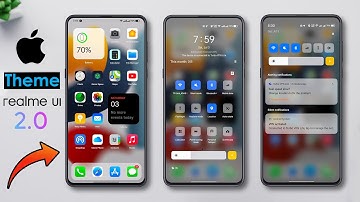 iOS 15 Theme with Control Center for Realme and Oppo devices