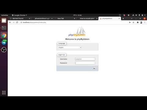 I Will Install and configure PHPMYADMIN using LEMP Stack on Any linux