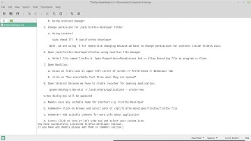 Firefox Developer Edition installation on Linux