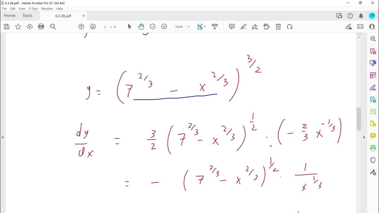 Finding the length of an astroid - YouTube