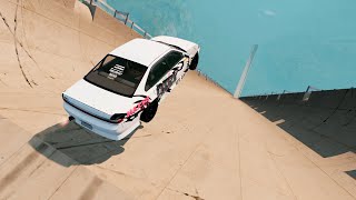 ПРЫЖОК С САМОЙ БОЛЬШОЙ РАМПЫ!┃BeamNG.drive