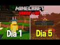 Sobrevivi 5 DIAS en MINECRAFT Hardcore 1.20...