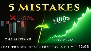 5 Trading Mistakes YOU NEED TO FIX NOW!