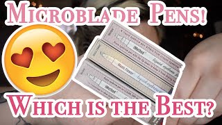 iMethod vs Music Flower | Microblading Eyebrow Pens! | HippiNoire