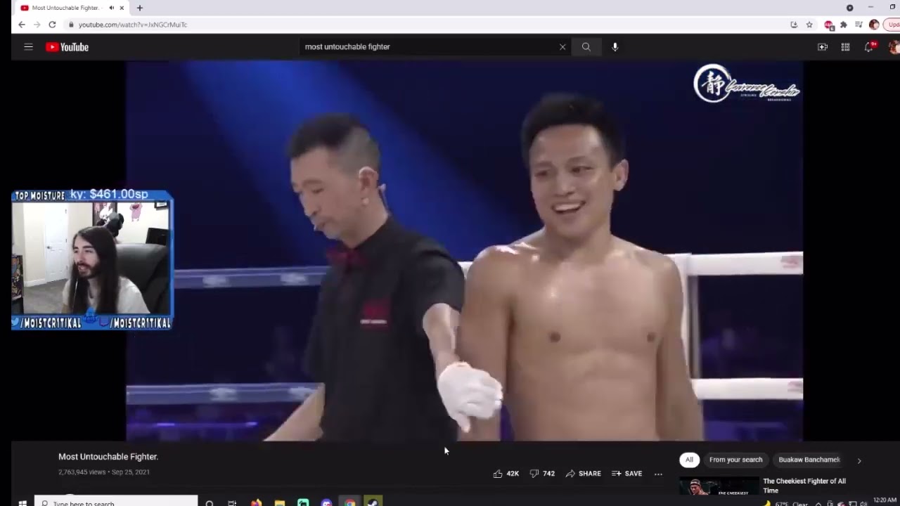 [Moistcr1tikal] reacts to The Most Untouchable Fighter