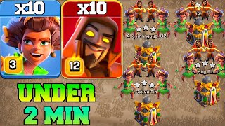 Th16 Root Rider Super Wizard Attack Strategy !! Best New Th16 Attack Strategy 2024 - Clash of Clans screenshot 2