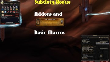 Addons/Macros I use on my Sub rogue that make it easier to play Shadowlands PvP