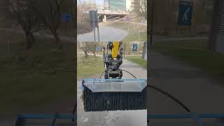 Expensive Prickly Pancake Honey Badger #excavator #snow #winter #waterfall #construction