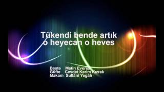 Tükendi bende artık o heyecan o heves Resimi