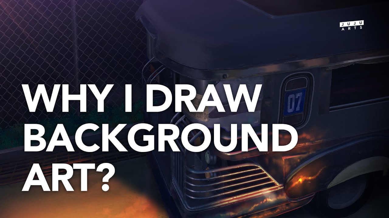 Why I draw background art