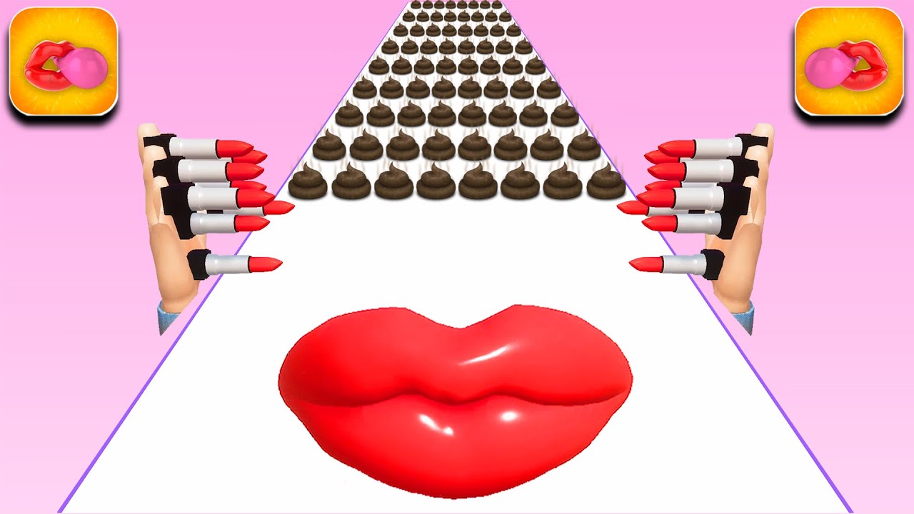 Satisfying Mobile Games Playing 88888 Tiktok Shape Gates, Pancake Run, Lip Runner 118MEJ163