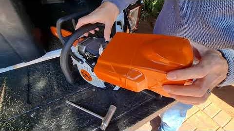 How to remove your spark plug on a Stihl chainsaw.  #michaelstoolbench #stihl #ms170 #chainsaw