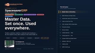 SpacesaverERP — Full Platform Demo Series (13 Parts)