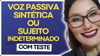 Voz Passiva Sintética Ou Sujeito Indeterminado? Qual A Diferença? Português Para Concursos