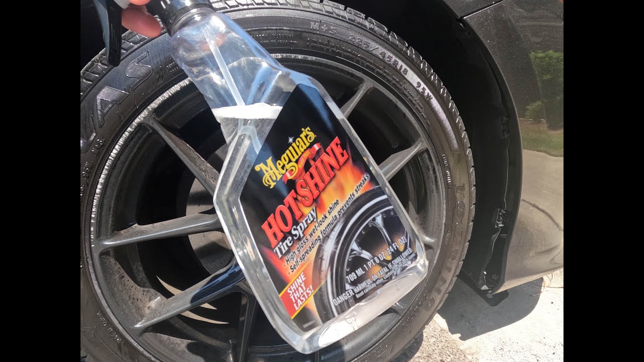 Meguiar's Classic Tire Shine Deep Black – 3 Cans, 15 Oz Each