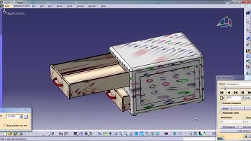 Mô Phỏng Tủ Nhựa Trong Catia -- CATIA V5 DMU Kinematics - Prismatic Joint