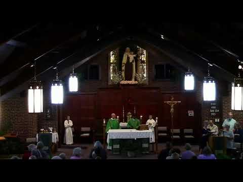 Video image from Our Lady of Mount Carmel’s homily